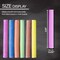 BAZIC Assorted Color Chalk, 20 Sticks, Non-Toxic Chalk, for Sidewalk Art, Chalkboards, Kids Outdoor Play